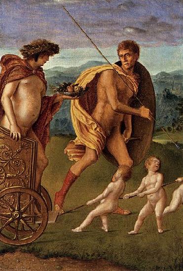Giovanni Bellini Four Allegories: Lust Norge oil painting art